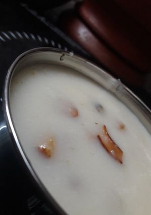 A picture of Phirni(sooji kheer).