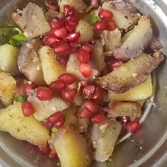 A picture of Sweet potato chaat.