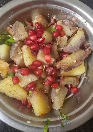 A picture of Sweet potato chaat.