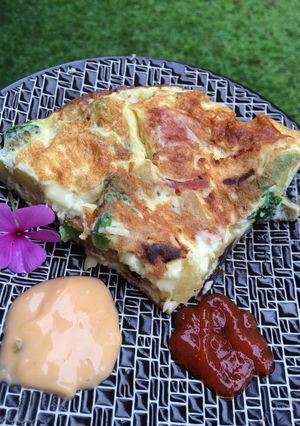 Foto resep Omelet kentang brokoli
