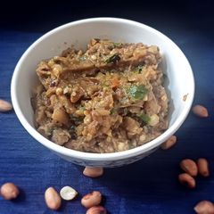 Ringan Oro (Brinjal Bharta) A picture of Ringan Oro (Brinjal Bharta).