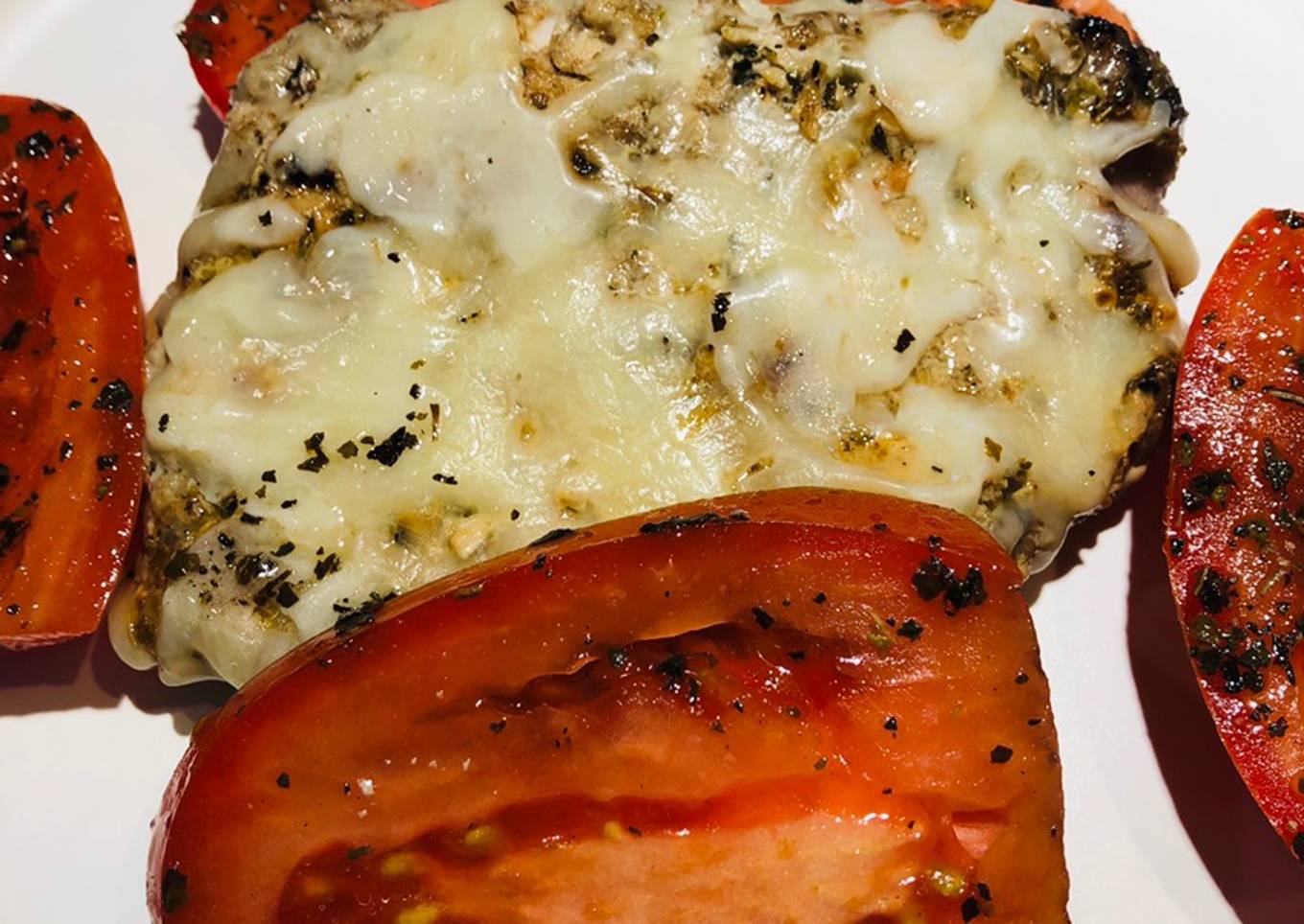 Father’s Day Grilled Pork Caprese Chops