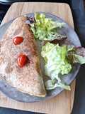 Wrap omelette jambon et fromage râpé en moins de 30 min