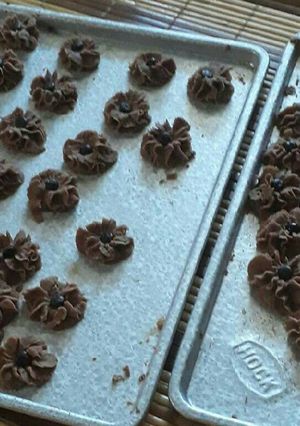 Foto resep Kue semprit coklat keju