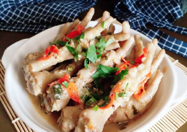 Ceker Ayam Empuk Berbumbu (Stock Lauk Part 2)