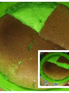 Foto resep Bolu pandan magic com