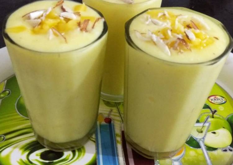 Easiest Way to Prepare Favorite Mango dryfruits lassi