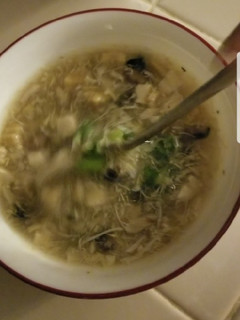 A picture of Sticky Crab Soup.