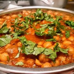 Chole masala or chickpeas masala A picture of Chole masala or chickpeas masala.