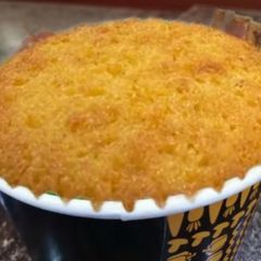A picture of Mango Mug Cake.
