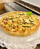 Pastel hojaldre “Calabacín y limón”’ Sin gluten (Gluten-free “Zucchini and lemon” puff pastry cake)
