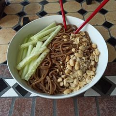A picture of My take on Sesame Noodles.