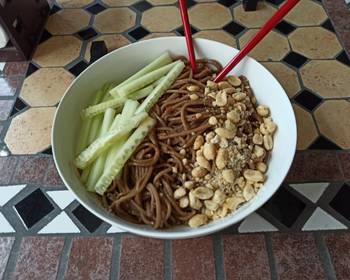 Unique Cuisine My take on Sesame Noodles Delicious and Healthy