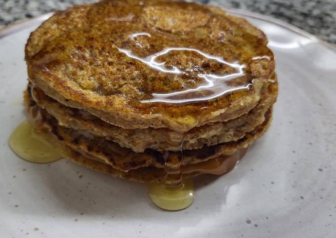 Hotcakes de avena y banana sin gluten Receta de Karen Zubiaurre- Cookpad