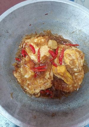 Foto resep Telor ceplok kecap pedas