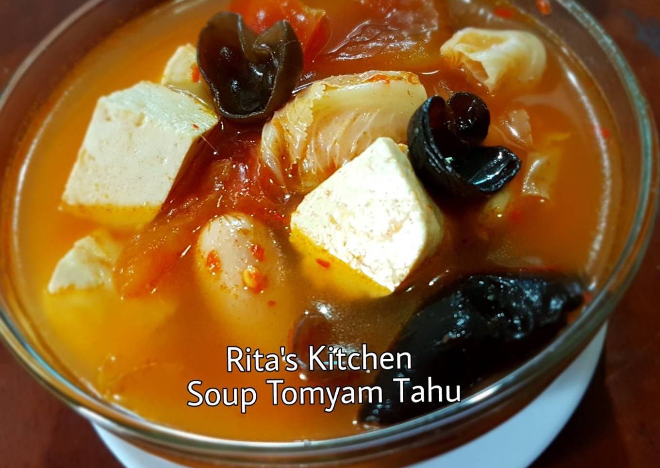 15. Vegetarian Soup Tomyam Tahu