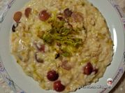 Una foto di risotto taleggio