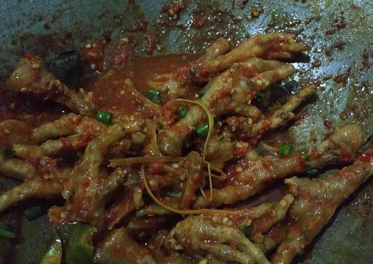 Ceker Pedas Simpel dan Mantap anti gagal