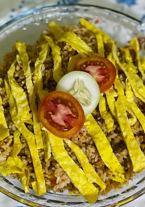 Foto resep 90. Nasi Goreng Telur Dadar Simpel