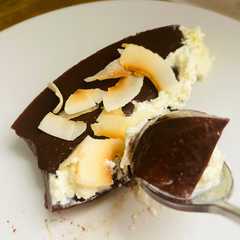 Una foto de Flan de chocolate apto KETO VEGANO SIN HUEVO 🤗🤗🤗