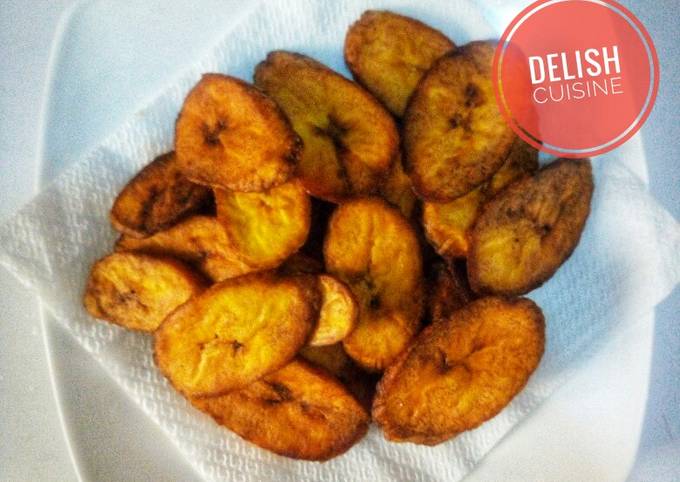 Crispy plantain chips