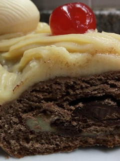 Una foto de Rosca de chocolate rellena con chocolate