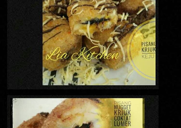 Nugget Pisang kriuk keju coklat Lumer