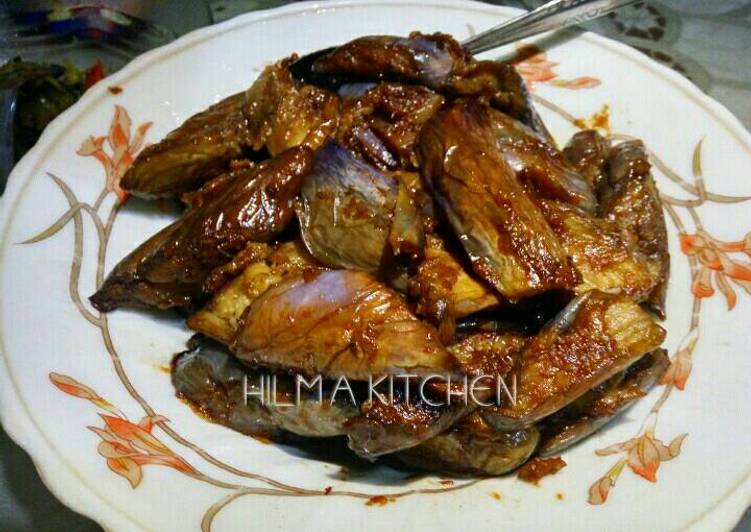 Terong kecap lada putih