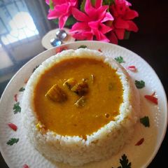 A picture of Sambhar Rice.