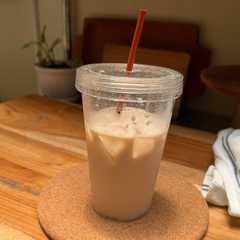 A picture of My Almost Low Carb Coffee Latte 🍹.