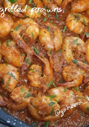 A picture of Grilled prawns.