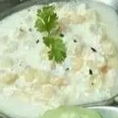 A picture of Boondi Raita.