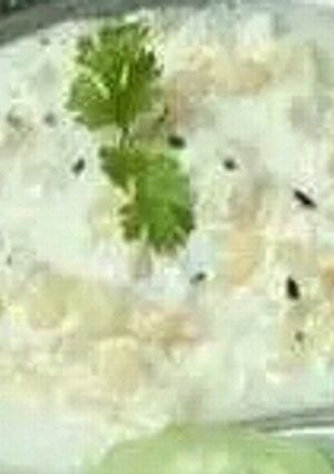 A picture of Boondi Raita.