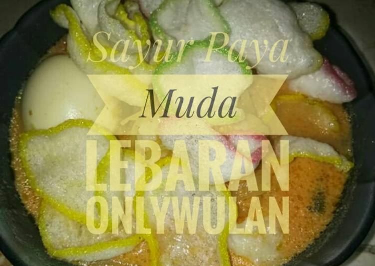 Bagaimana Menyiapkan Sayur Paya Muda Lebaran yang Menggugah Selera