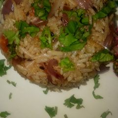 Left over rice Chinese pulao A picture of Left over rice Chinese pulao.
