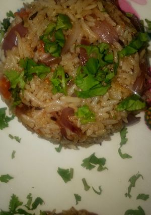 A picture of Left over rice Chinese pulao.