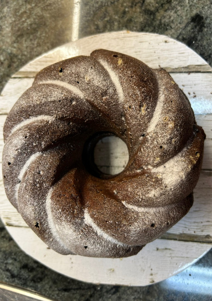 Una foto de Bizcocho de chocolate y nueces en Airfryer Cosori