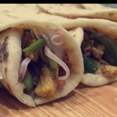 A picture of Fried Chicken Veggie Wrap ❤.