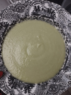 Una foto de Crema de calabacín y puerro