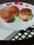 Bombas fritas con crema pastelera