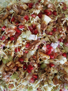 A picture of Sprouted Lentil Salad.