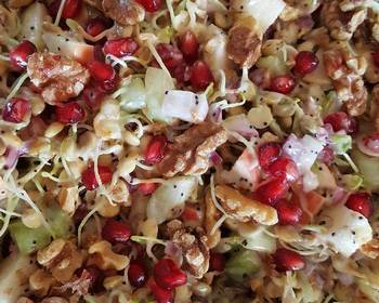 Popular Recipe Sprouted Lentil Salad Delicious