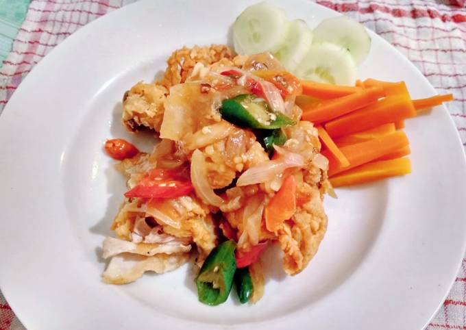 Ayam Geprek sambal special