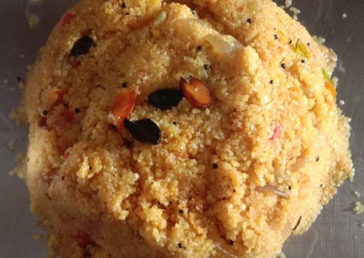 How to Make Speedy PEANUT RAVA BATH(uppittu)