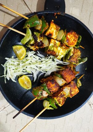 A picture of Tandoori Paneer Tikka.