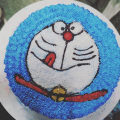 A picture of Doremon cake.