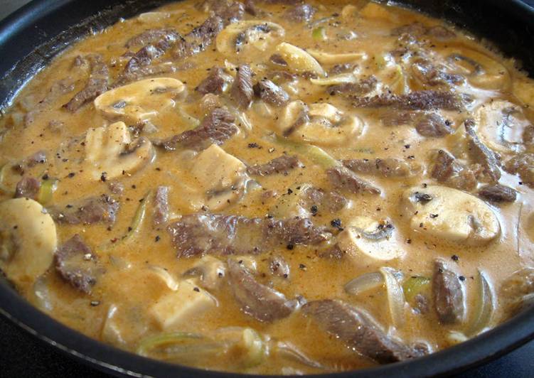 Simple Way to Make Any-night-of-the-week Beef Stroganoff
