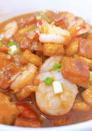 Foto resep Udang Tahu Saus Tiram