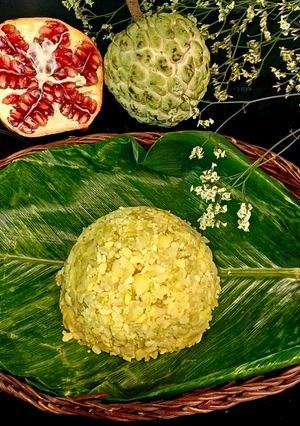 Hình của món Xôi cốm hạt sen.