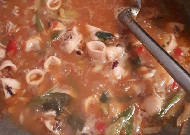 Resep Cumi Pedas Manis ala Penganten Baru Anti Gagal